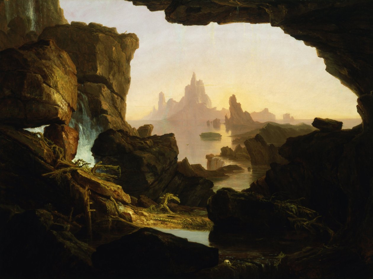 Tufan Sularının Bastırılması by Thomas Cole