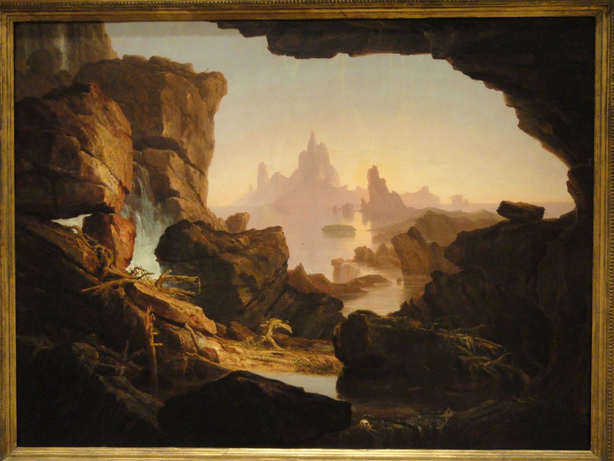 Tufan Sularının Bastırılması by Thomas Cole