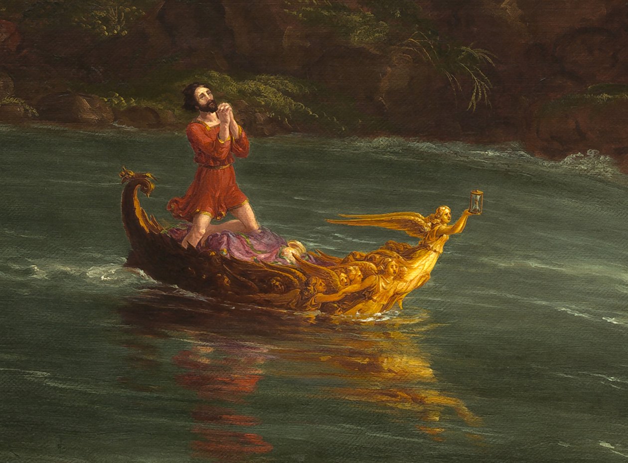 Yaşam Yolculuğu: Erkeklik (detay) 1842 by Thomas Cole