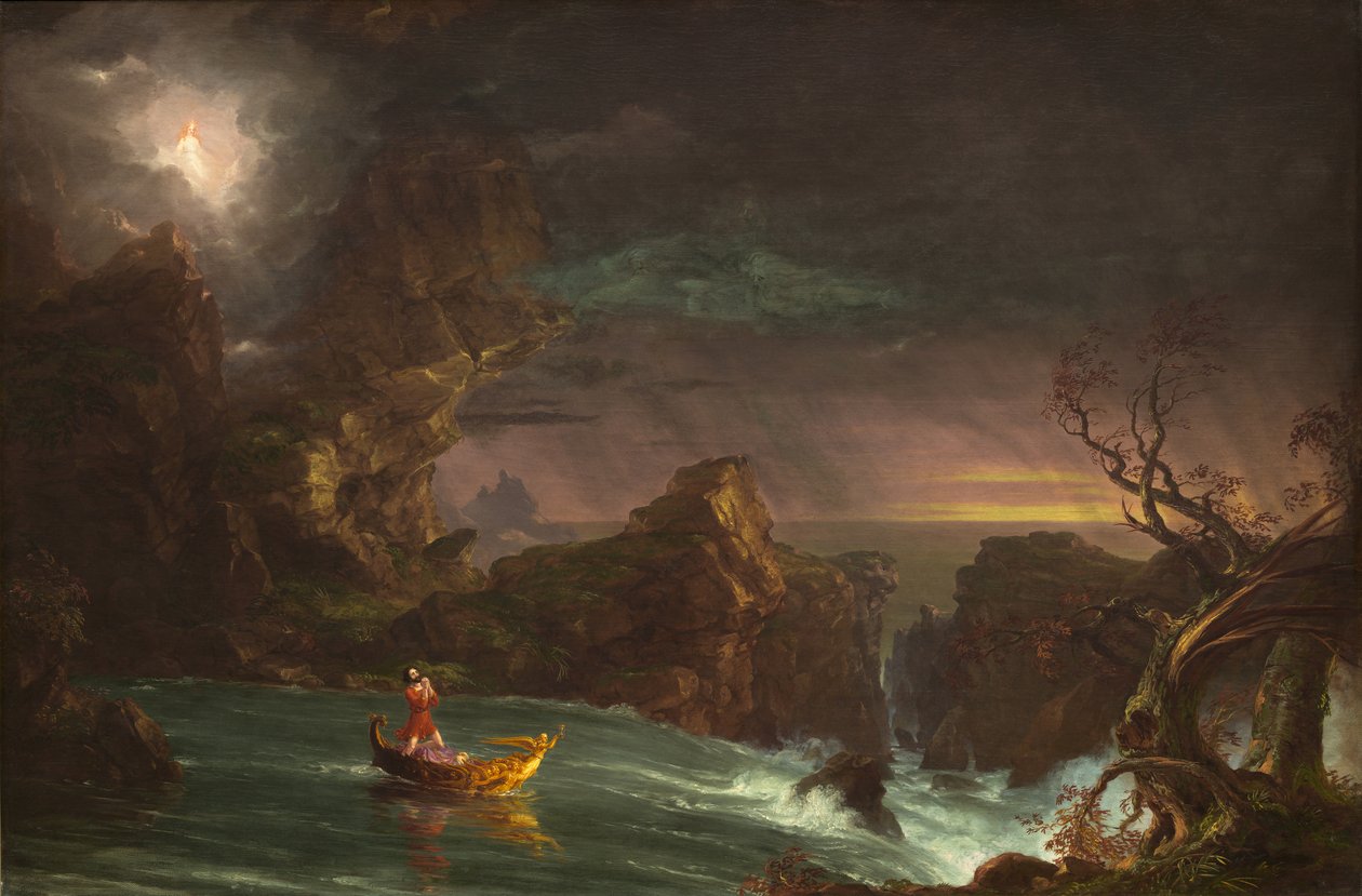 Yaşam Yolculuğu: Erkeklik, 1842 by Thomas Cole