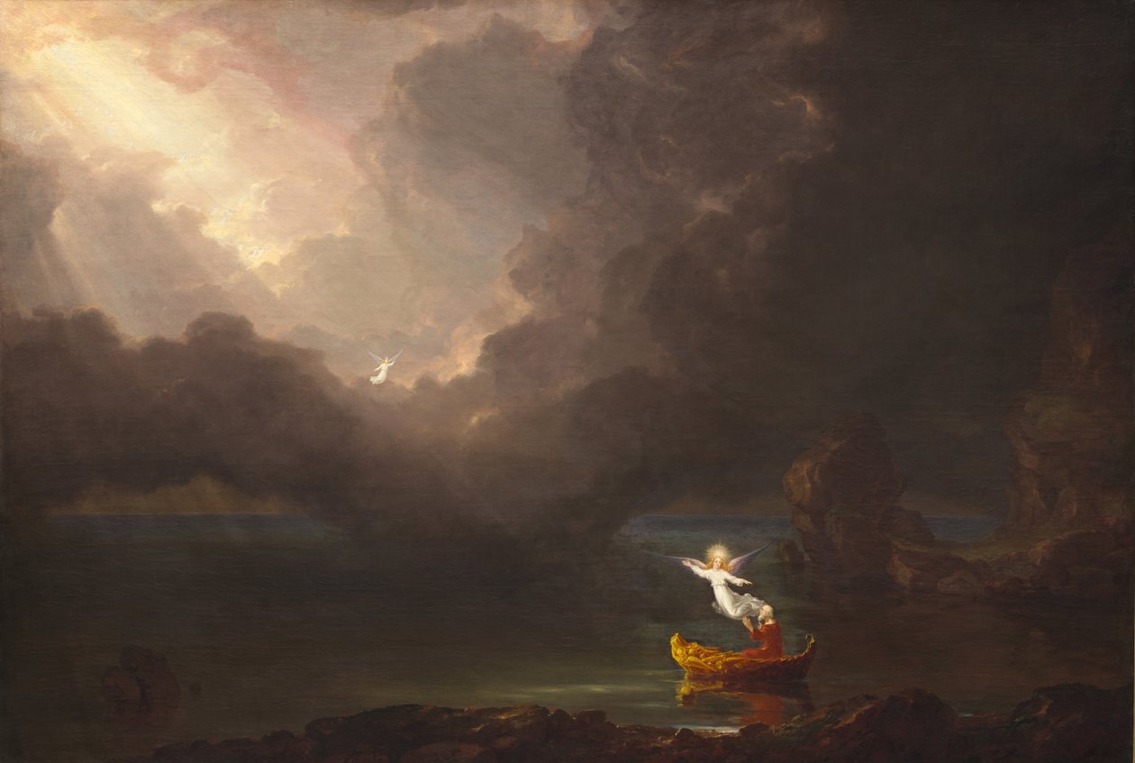 Yaşam Yolculuğu: Yaşlılık, 1842 by Thomas Cole