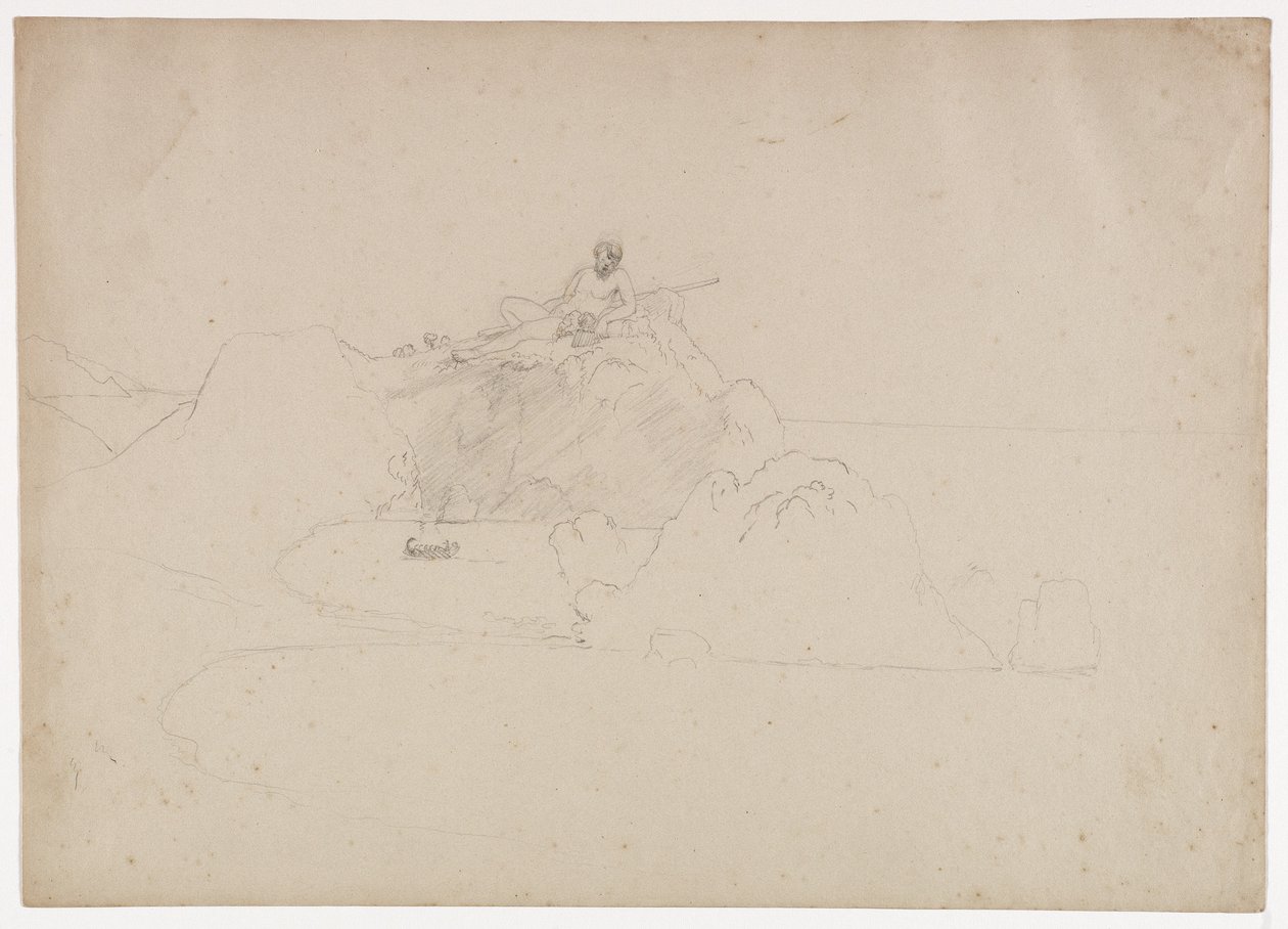 Ulysses and his Companions Arriving in the Bay neat Polyphemus Cave, c.1842  by Thomas Cole