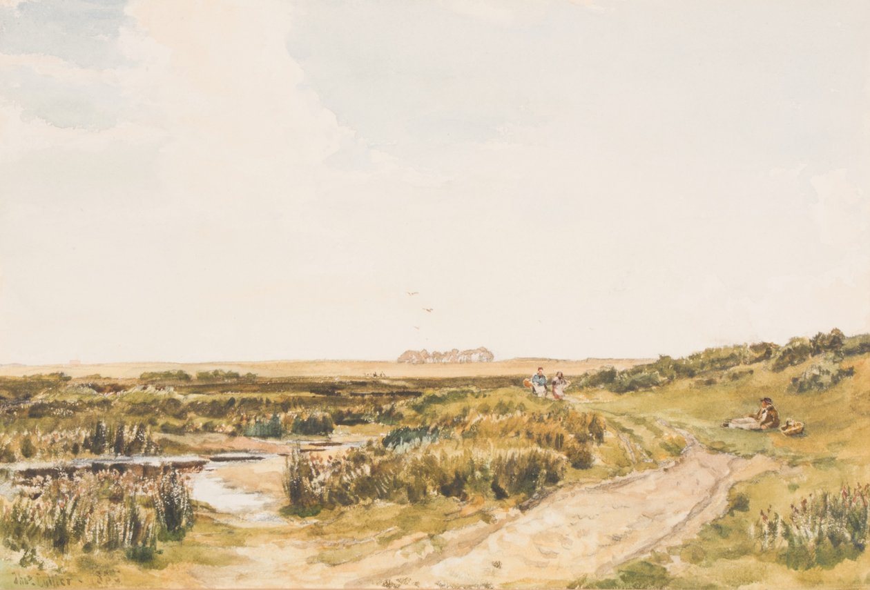 Bir dere tarafından rakamlar, 1885 by Thomas Collier