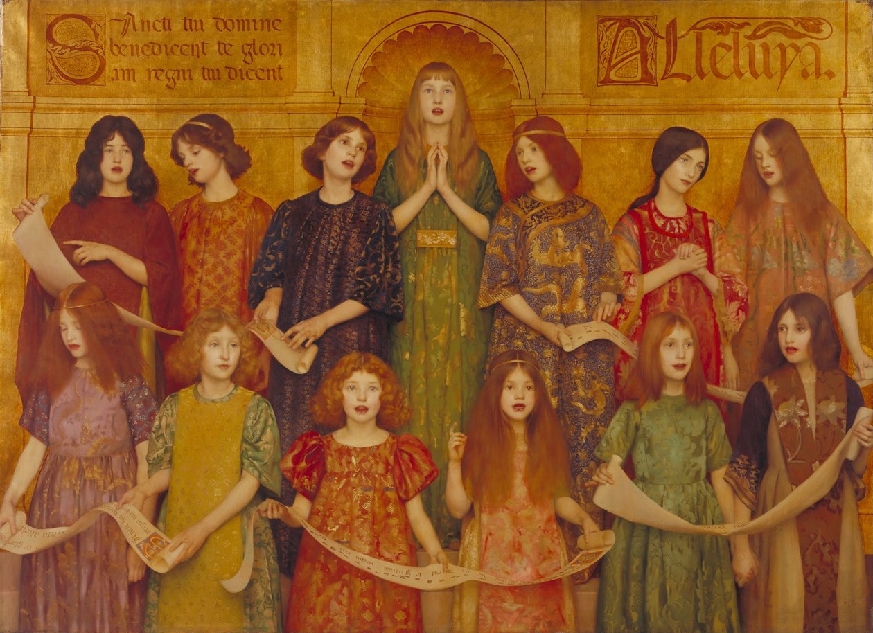 aleluya by Thomas Cooper Gotch