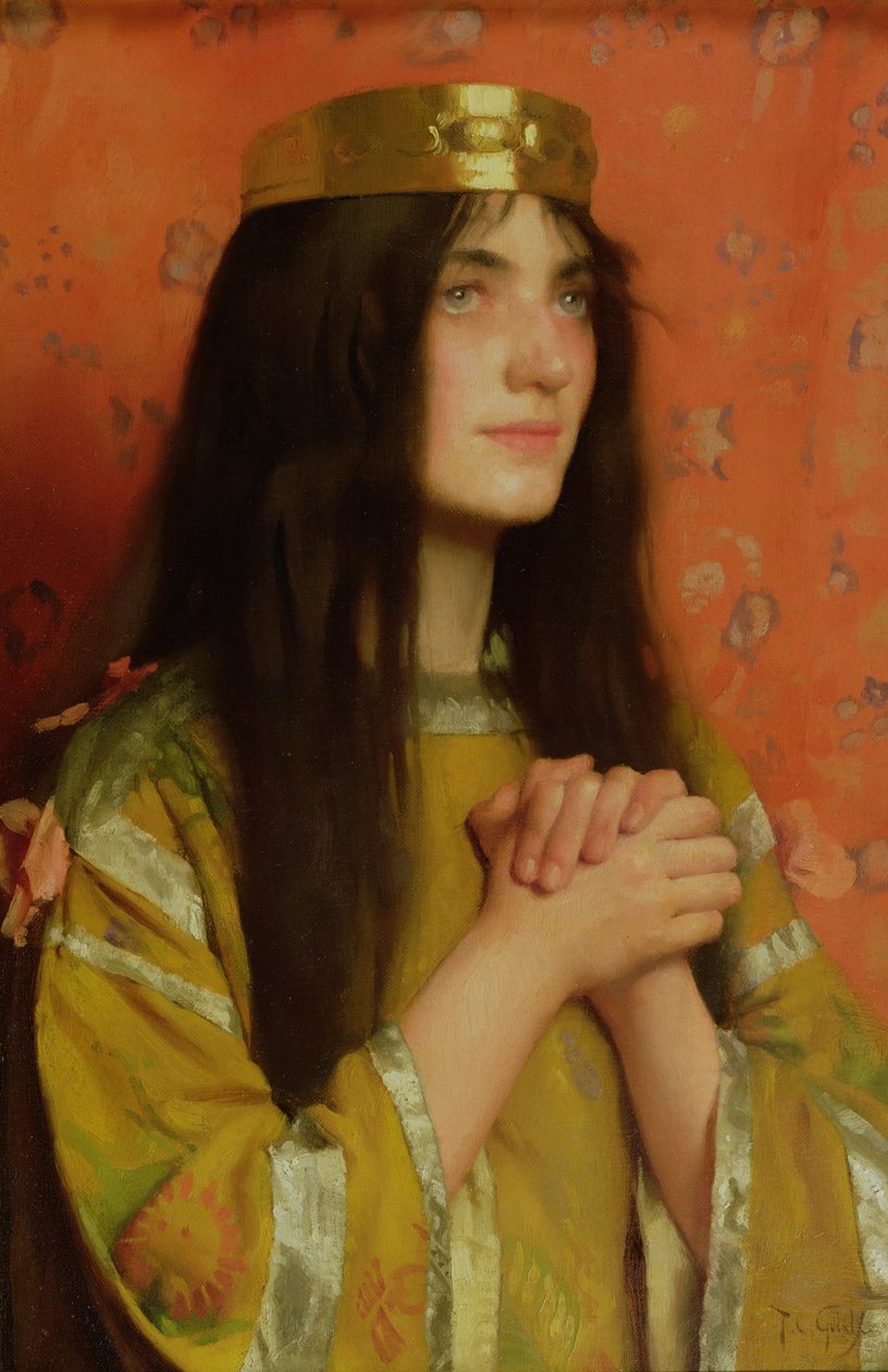 La Reine Clothilde  by Thomas Cooper Gotch