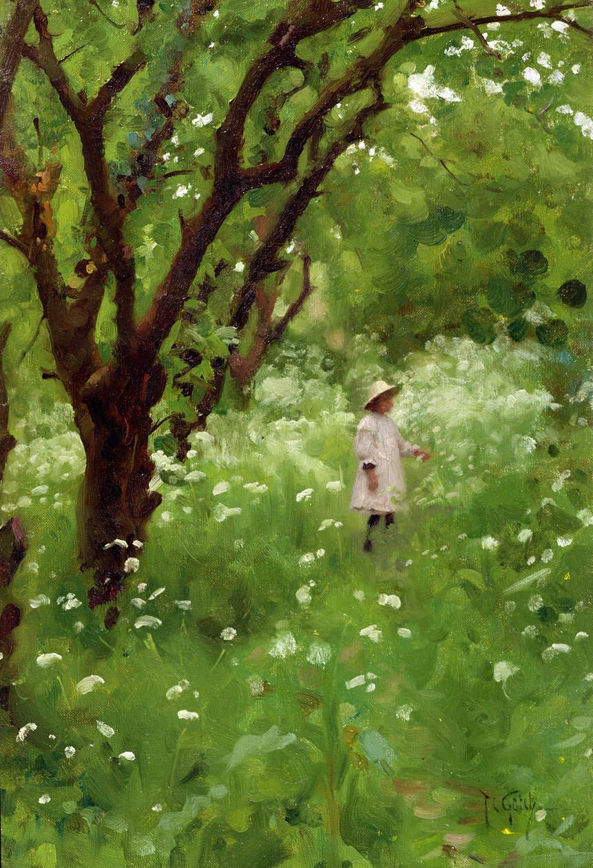 Meyve bahçesi by Thomas Cooper Gotch
