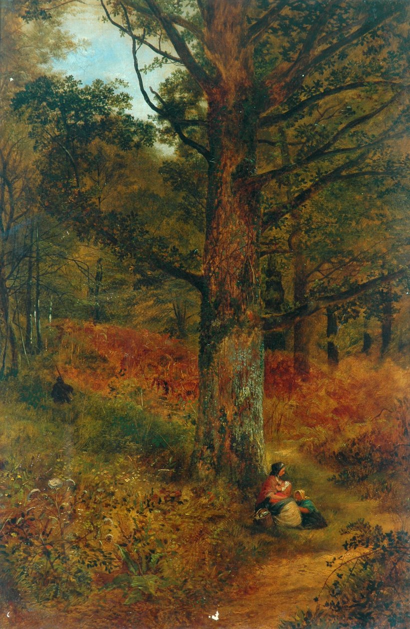 Ormandan Geçen Yol, 1857 by Thomas Creswick