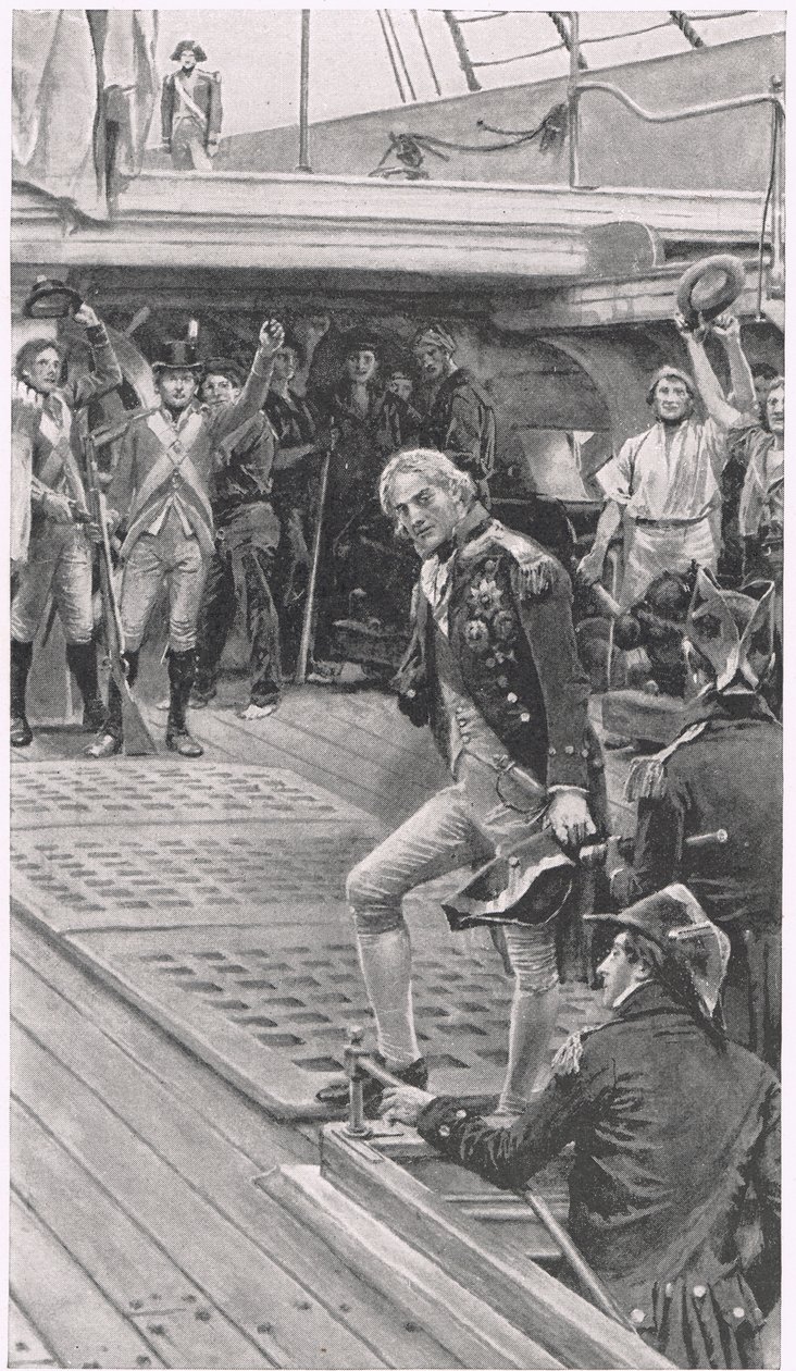 Nelson Coming on Deck, 