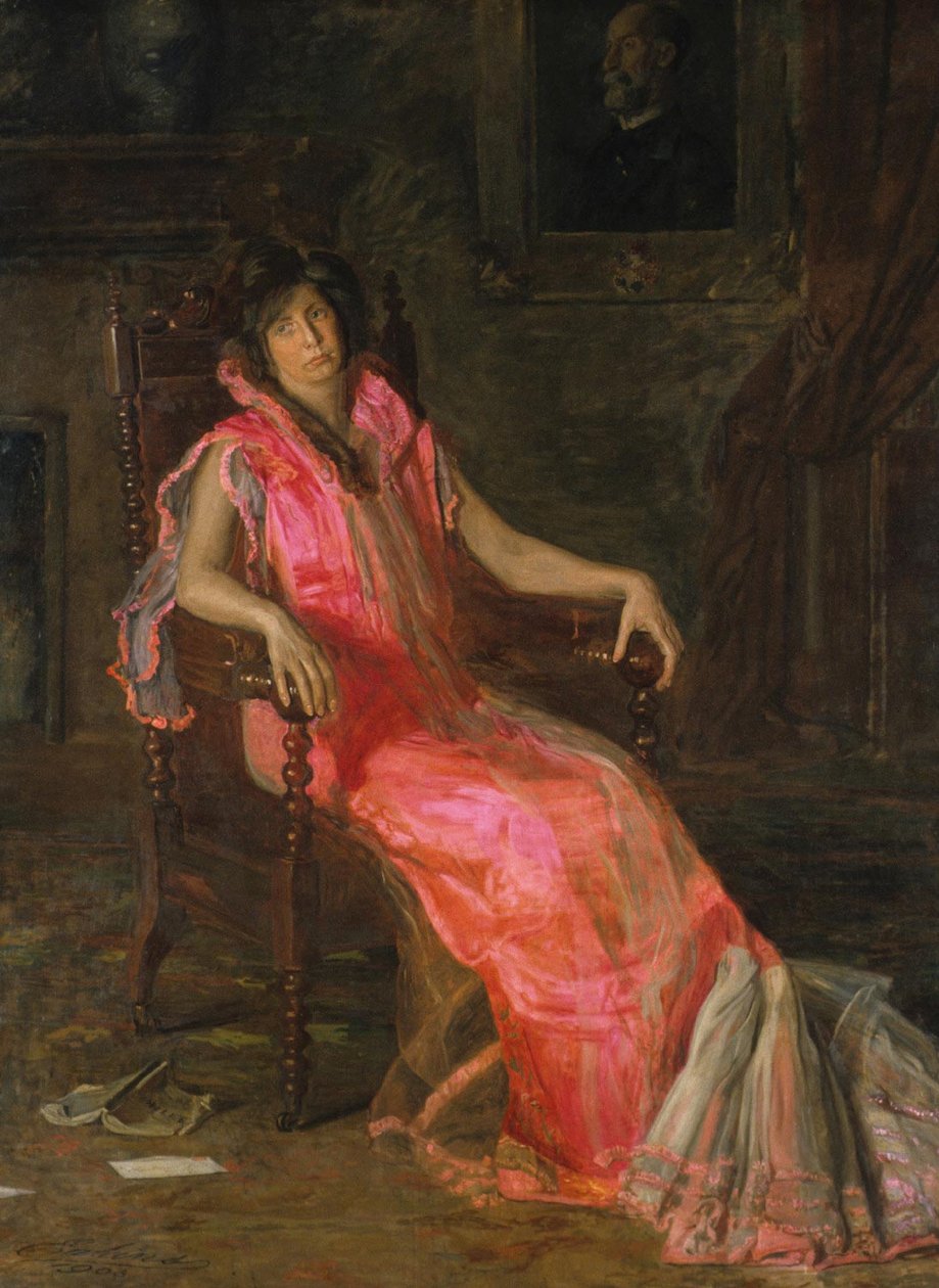Bir aktris by Thomas Eakins