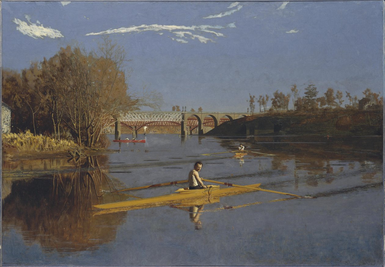 Şampiyon Tek Kürek Max Schmitt Tek Kürekte by Thomas Eakins