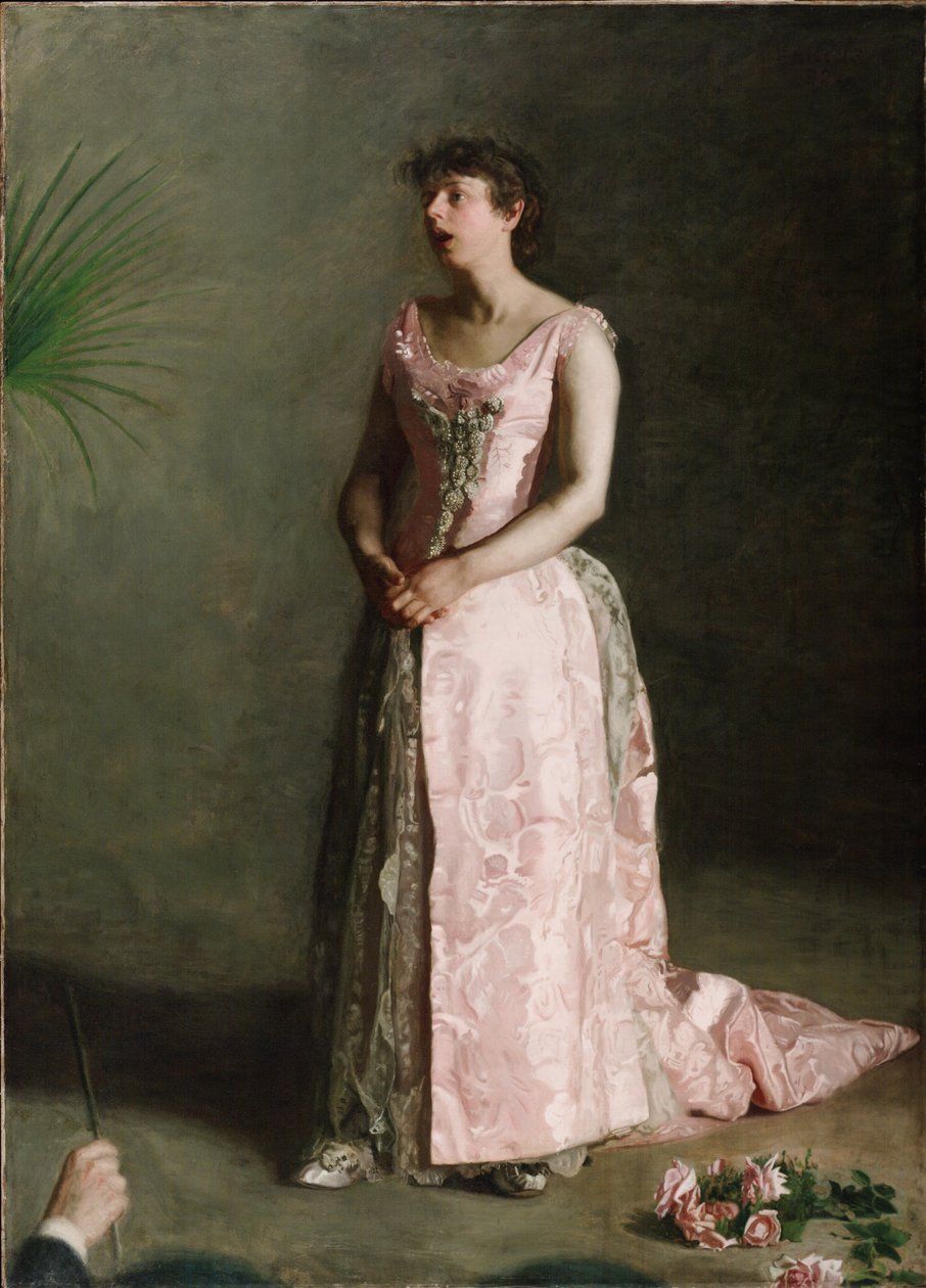 Konser Şarkıcısı by Thomas Eakins