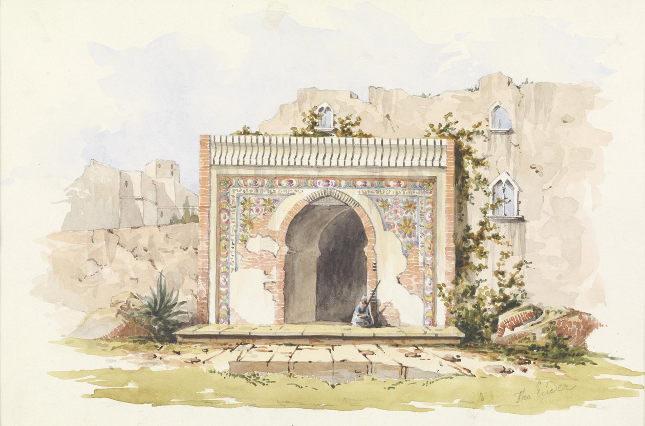 Das Bab el-Kasbah in Tanger by Thomas Ender