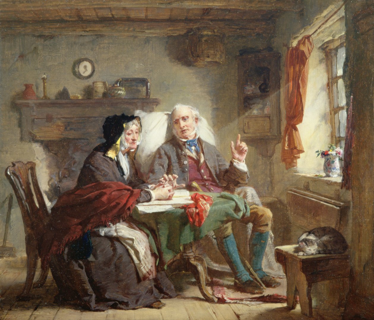 Zor zamanlar by Thomas Faed