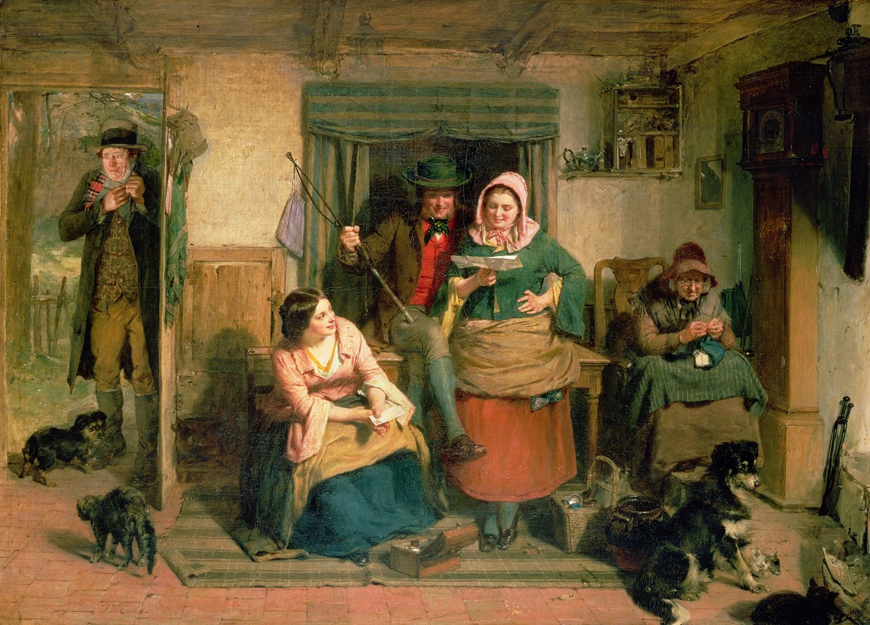 Dinleyiciler kendilerinden hiçbir şey duymazlar by Thomas Faed