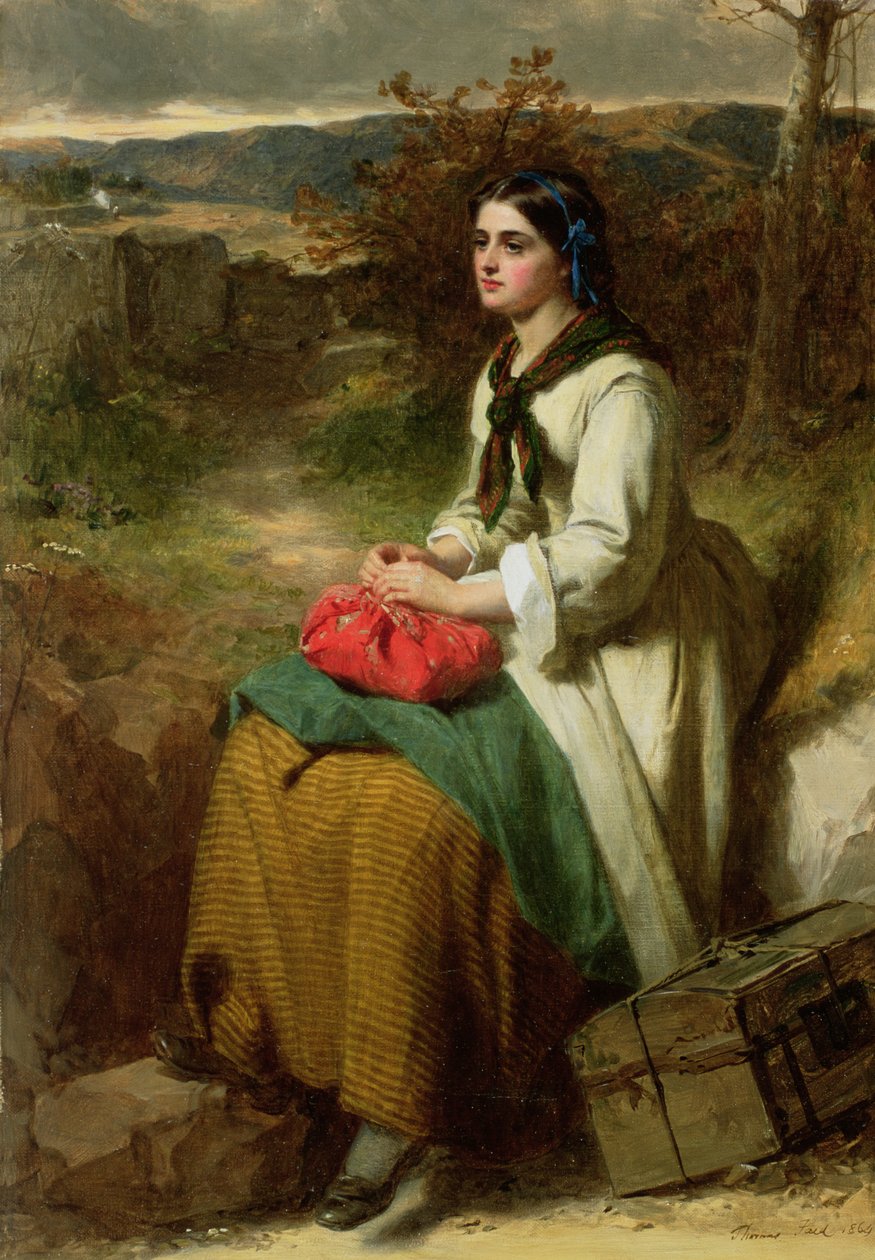 Lucys Flittin, 1864 by Thomas Faed