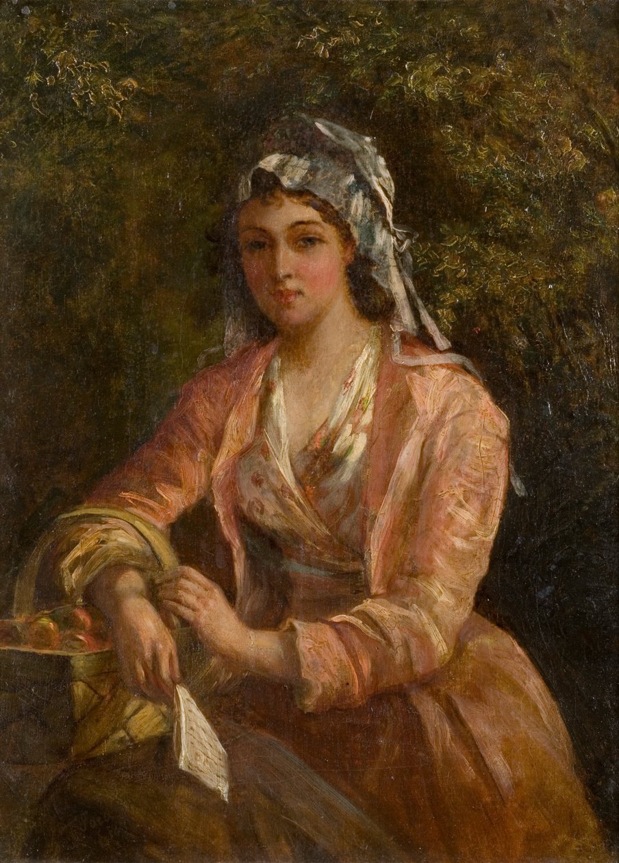 Turuncu Satıcı by Thomas Faed