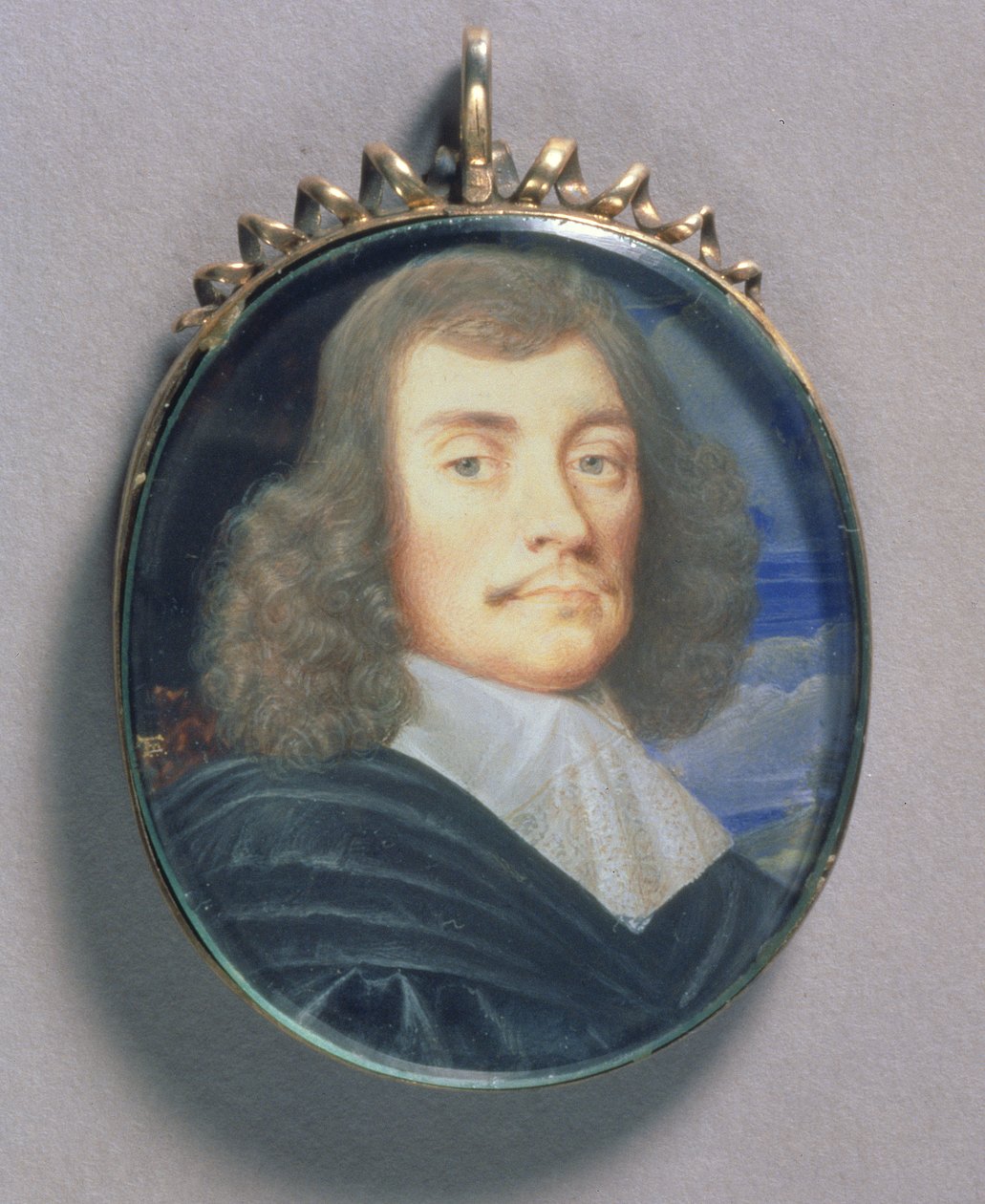 Bir Adamın Portre Minyatür, muhtemelen Sir John Wildman, 1675 (parşömen üzerinde wc) by Thomas Flatman