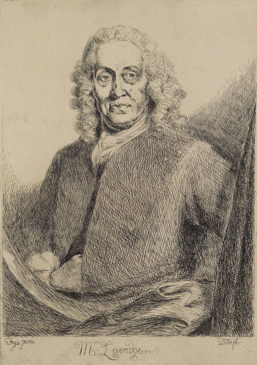Bay Leveridge, Daniel Dodd tarafından oyulmuş (fl.1761-80), c.1770 by Thomas Frye