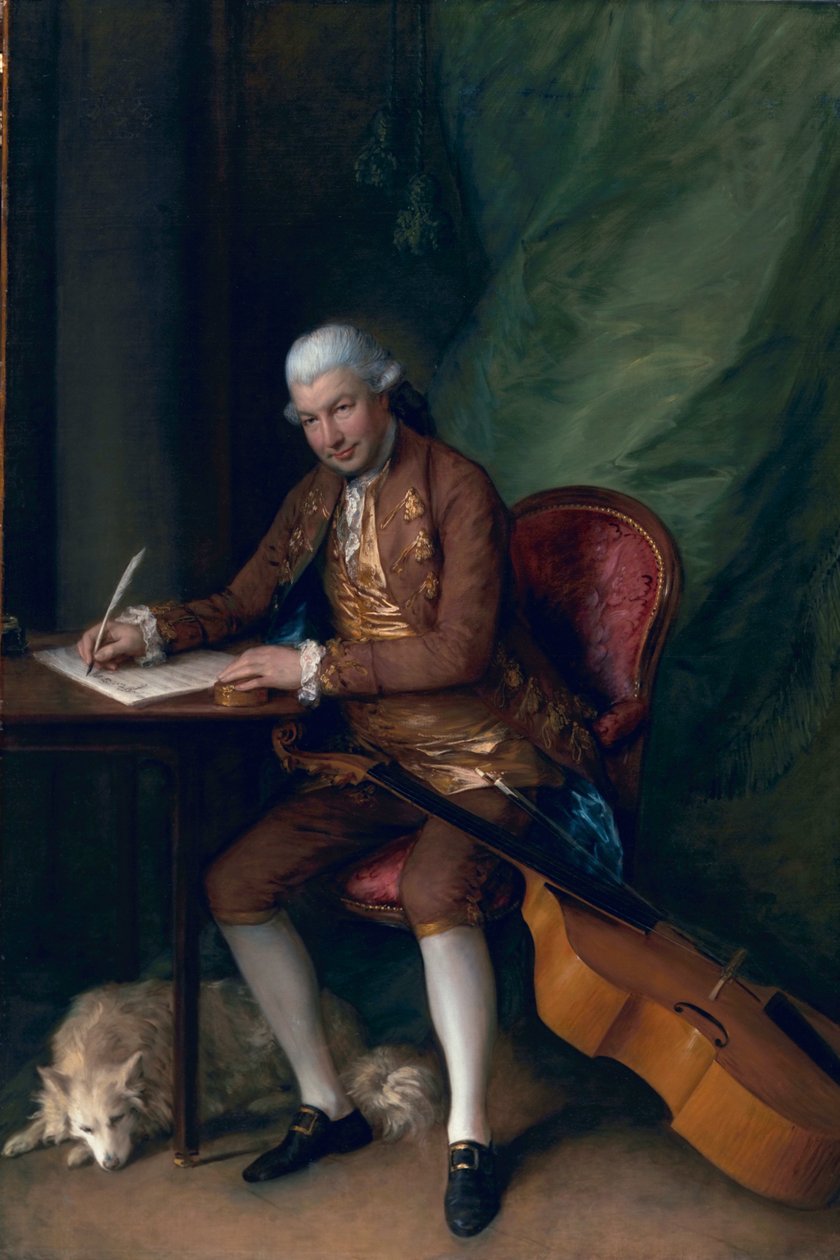 ಕಾರ್ಲ್ ಫ್ರೆಡ್ರಿಕ್ ಅಬೆಲ್, c.1777 ಟರ್ಕ್ by Thomas Gainsborough