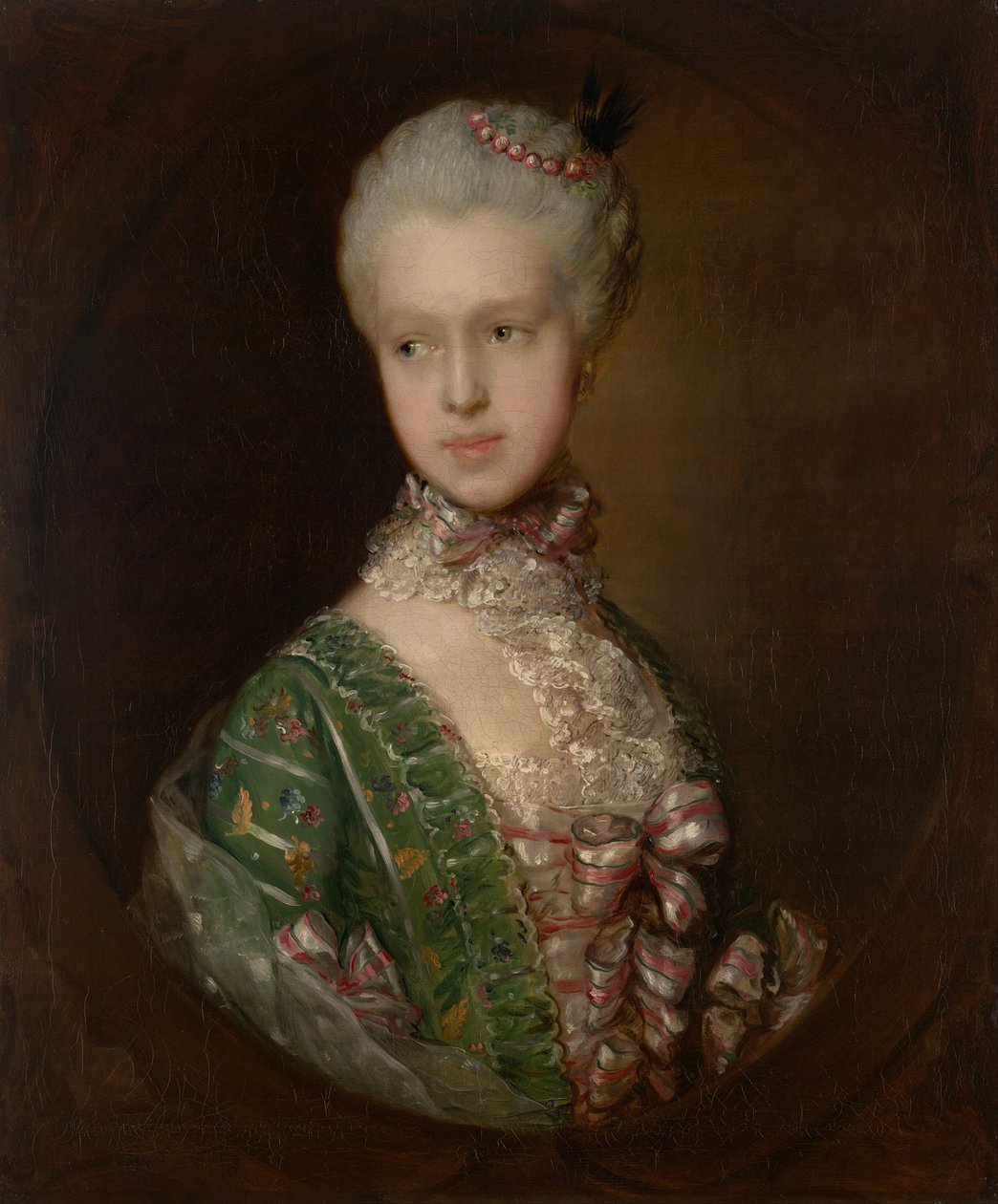 Elizabeth Wrottesley, daha sonra Grafton Düşesi by Thomas Gainsborough