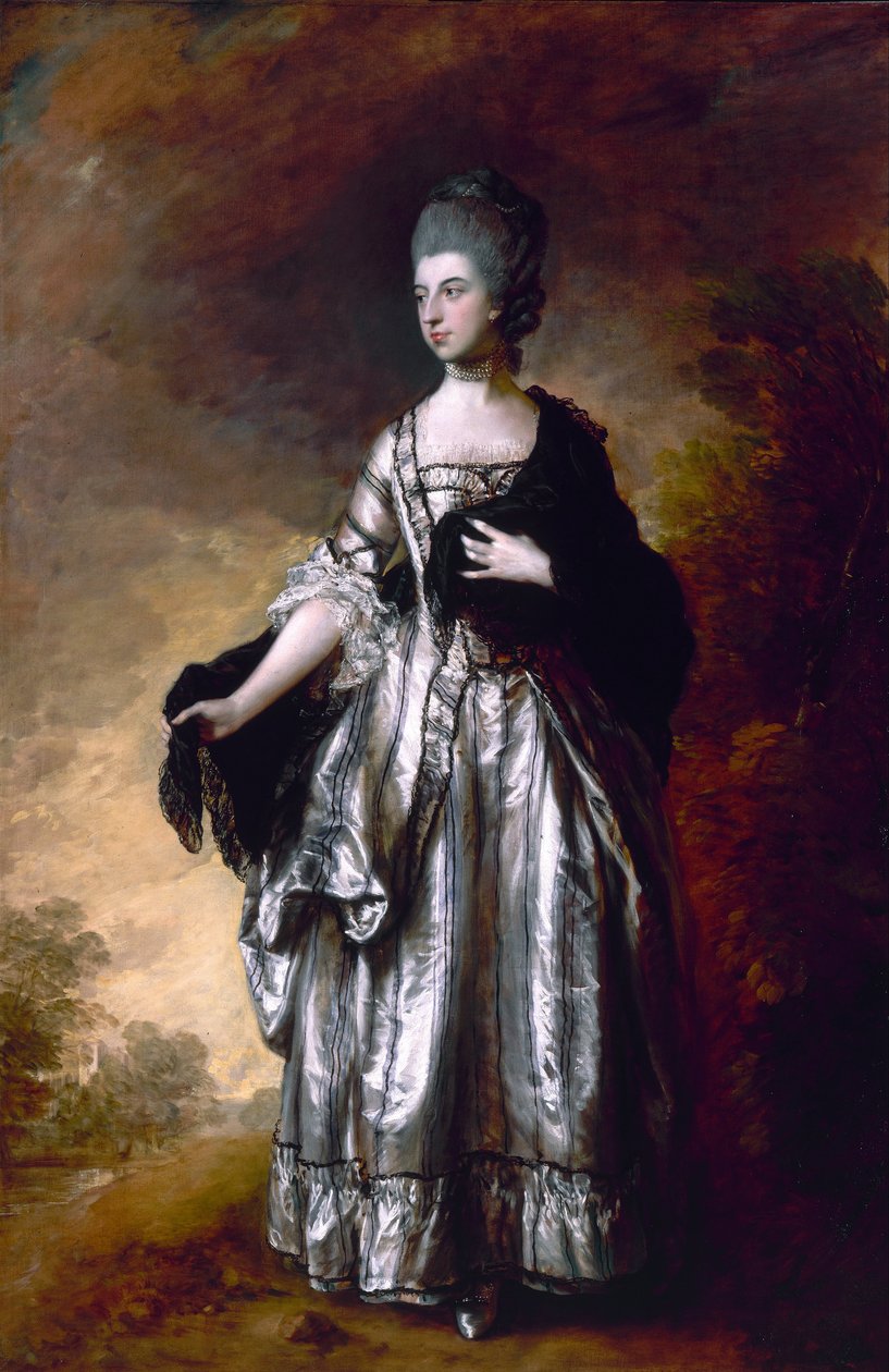 Isabella, Vikontes Molyneux, daha sonra Sefton Kontesi by Thomas Gainsborough