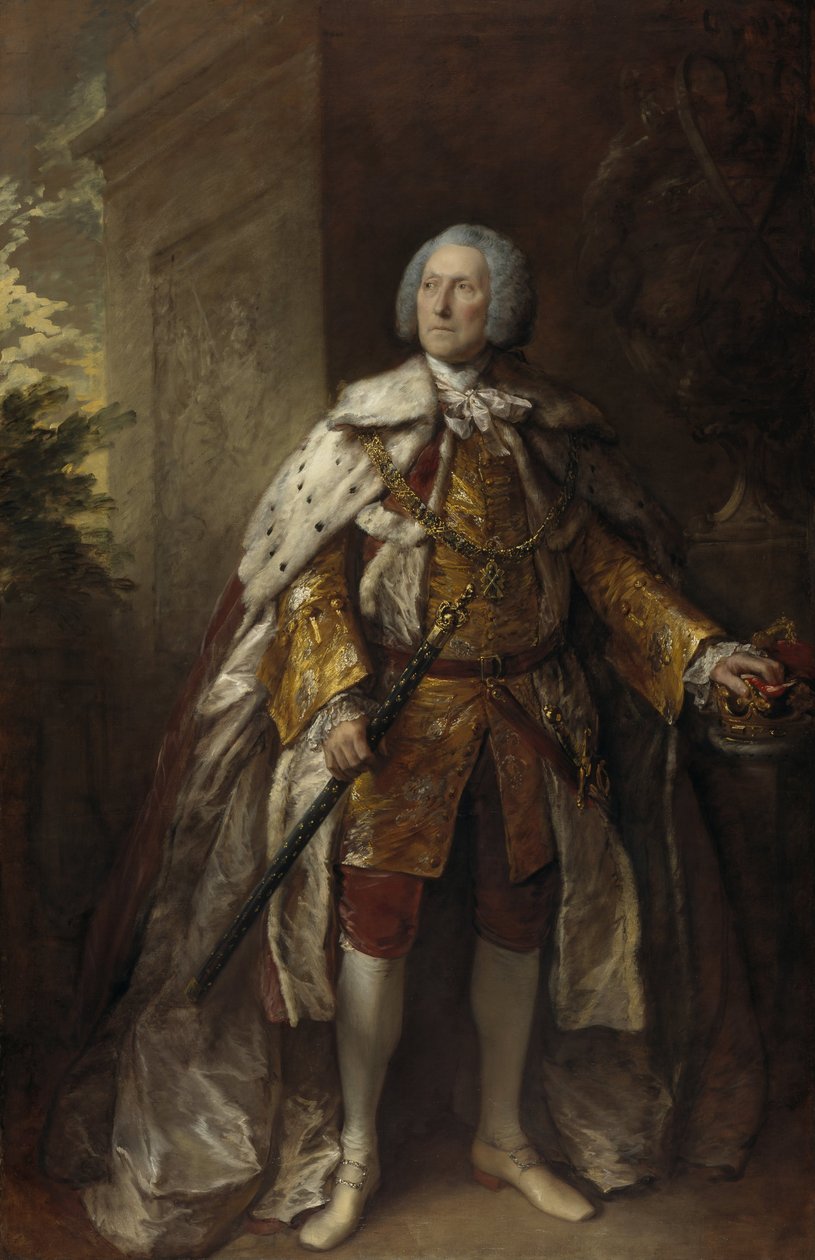 John Campbell, 4 Argyll Dükü, yaklaşık 1693 by Thomas Gainsborough