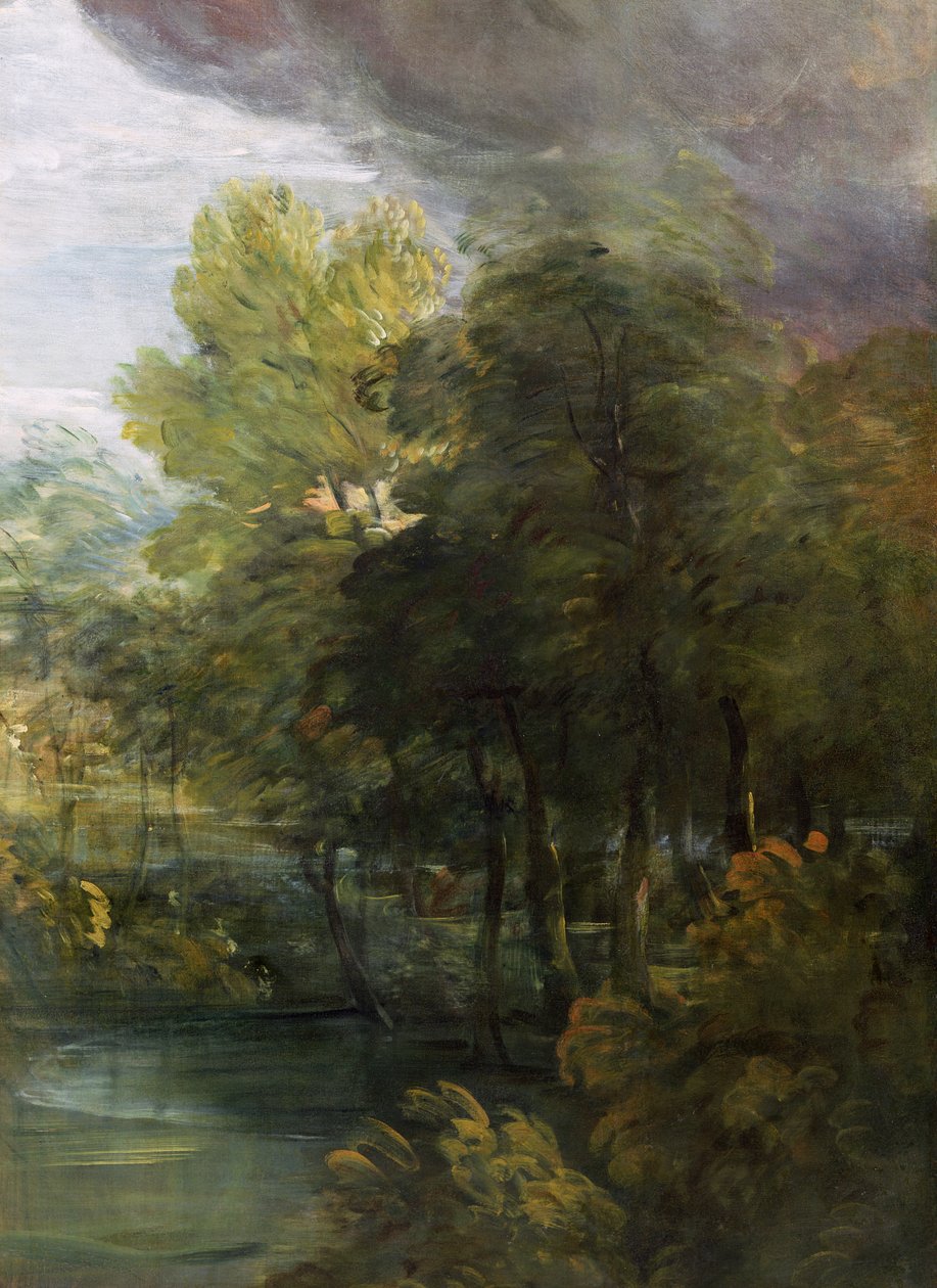 Havuzlu manzara by Thomas Gainsborough