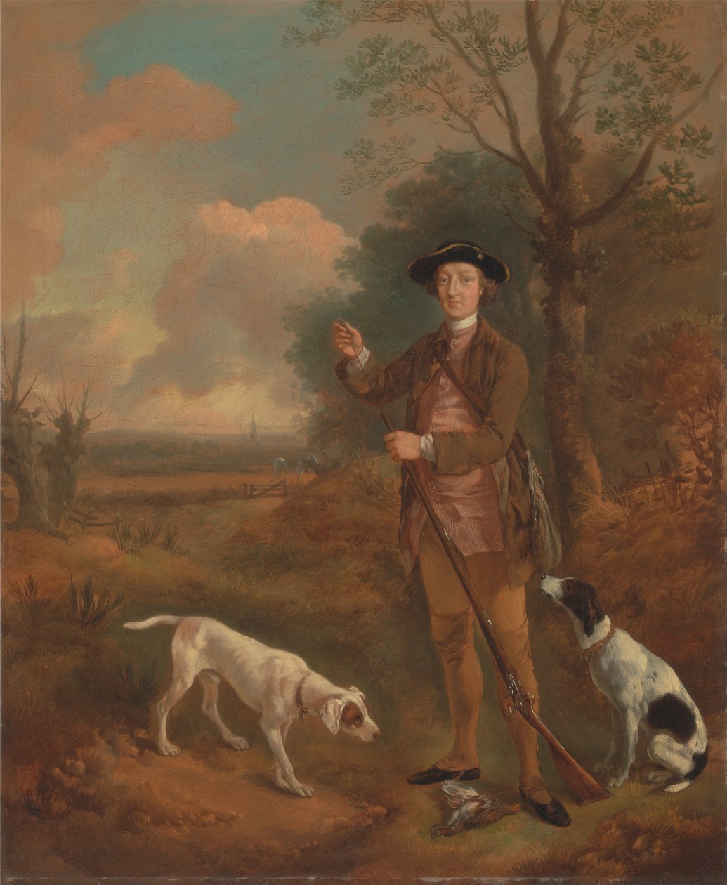 Tannington, Suffolk Binbaşı John Dade by Thomas Gainsborough