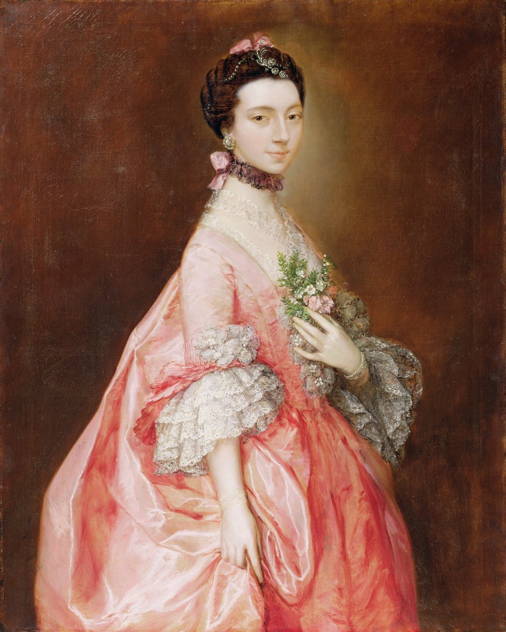 Mary Little, Later Lady Carr  by Thomas Gainsborough