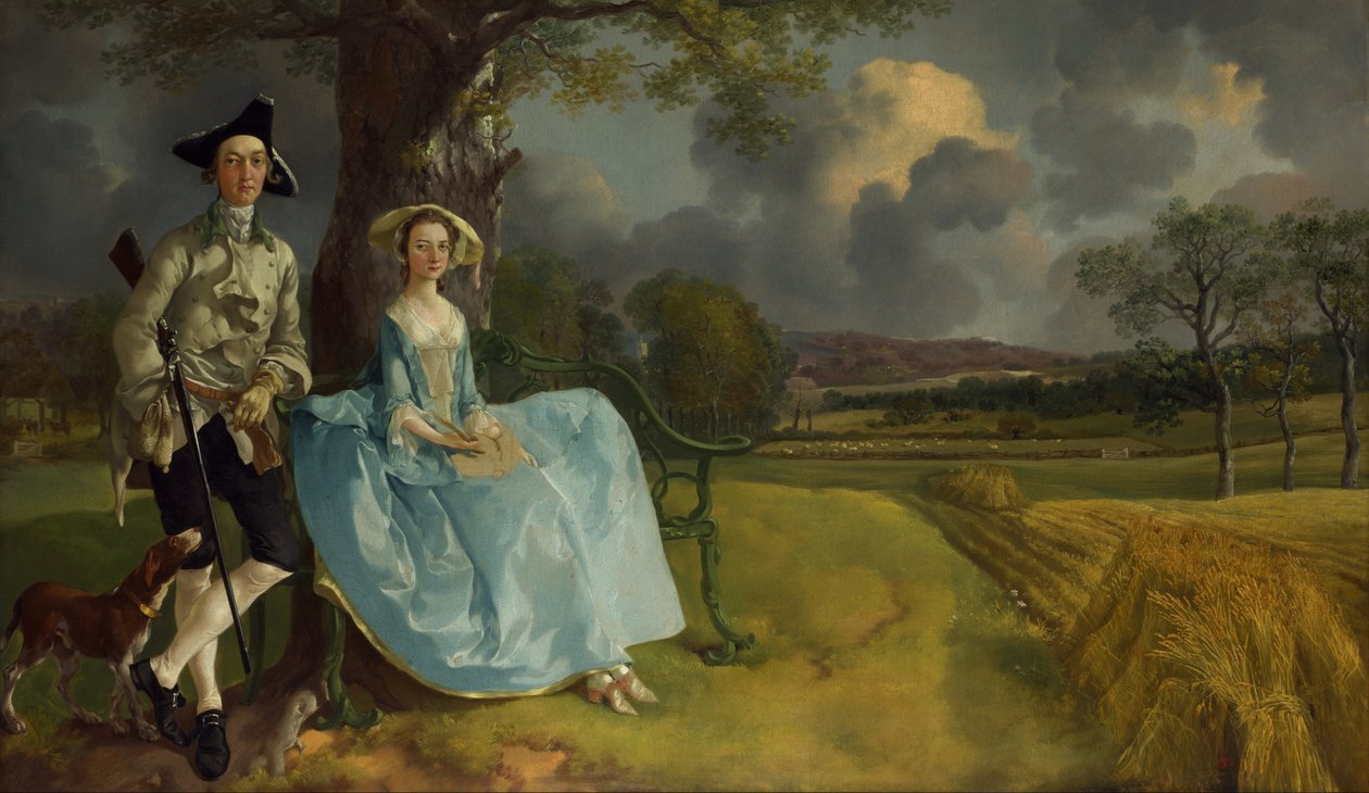 Bay ve Bayan Andrews by Thomas Gainsborough