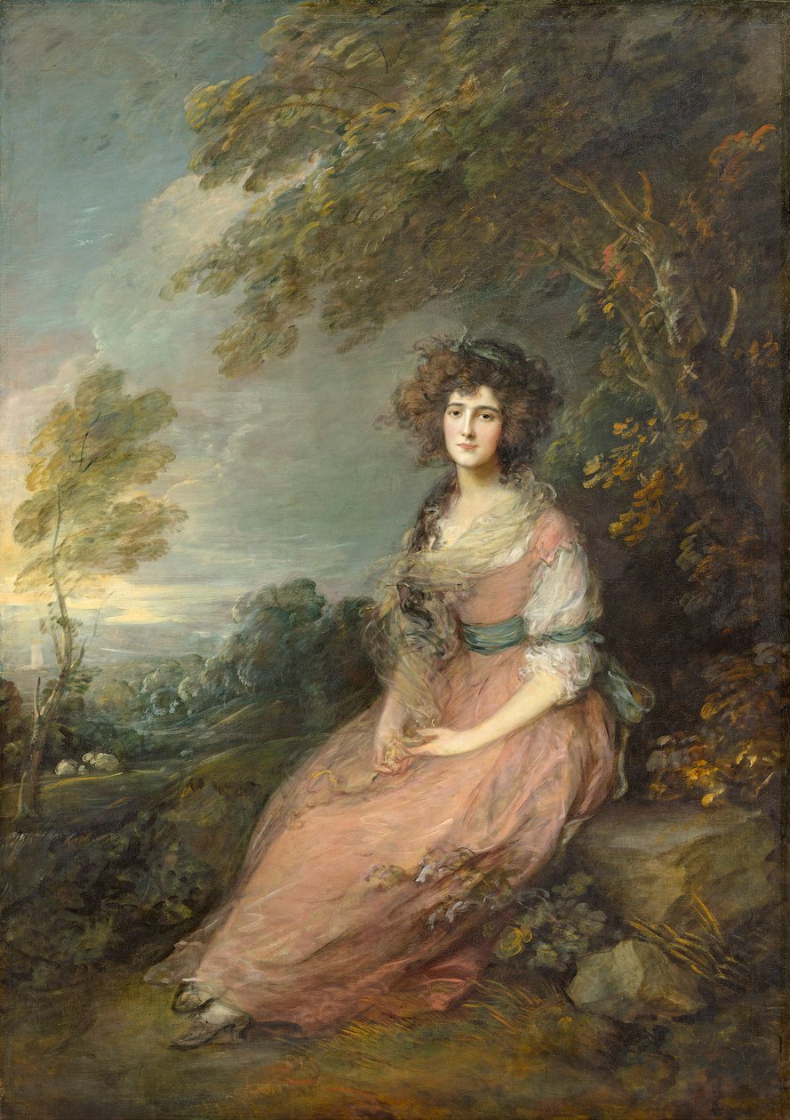 Bayan Richard Brinsley Sheridan, 1785- 87 by Thomas Gainsborough