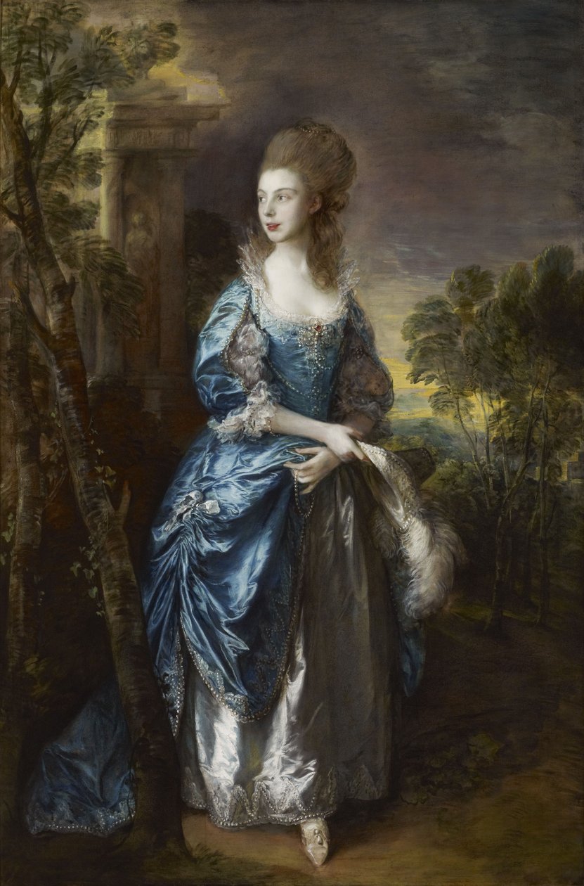 Hon portresi. Frances Duncombe by Thomas Gainsborough