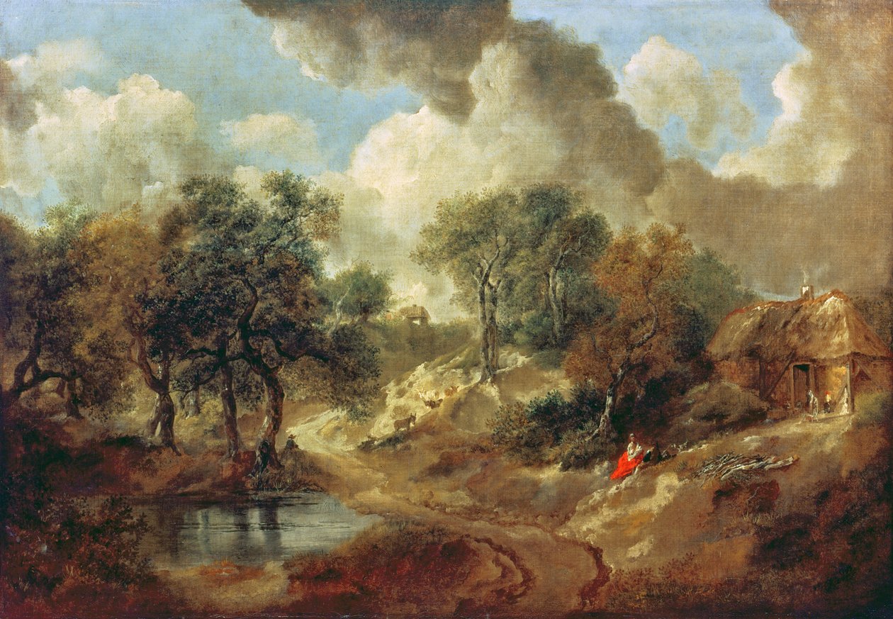 Suffolk Manzarası, 1748 by Thomas Gainsborough