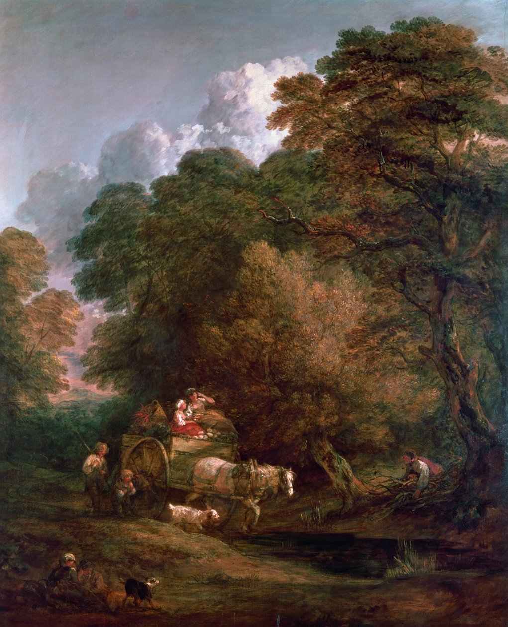 Pazar Arabası, 1786 by Thomas Gainsborough