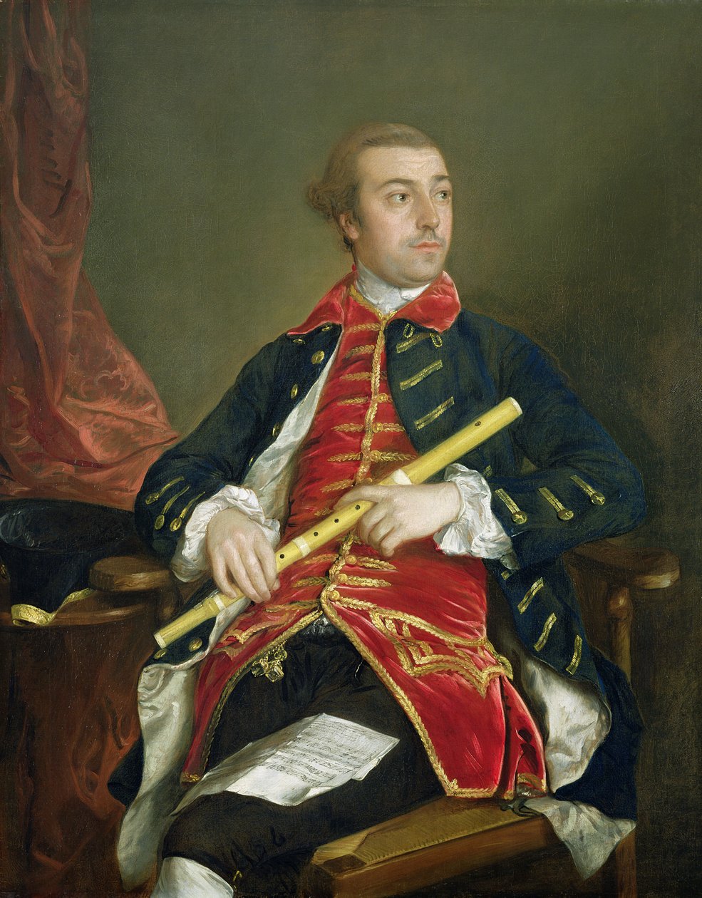 ವಿಲಿಯಂ ವೊಲ್ಲಾಸ್ಟನ್ (1730-97), c.1759turk by Thomas Gainsborough