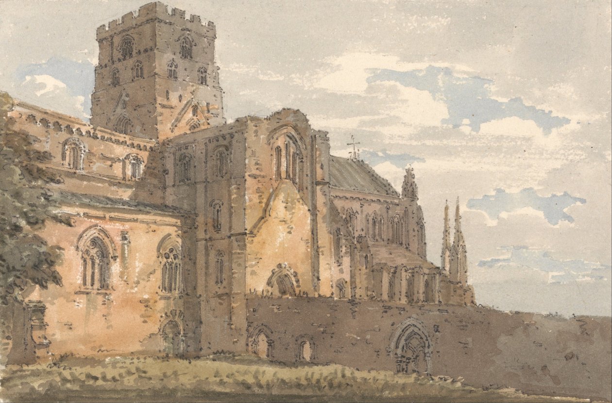 Güneybatıdan Carlisle Katedrali, Cumberland, by Thomas Girtin