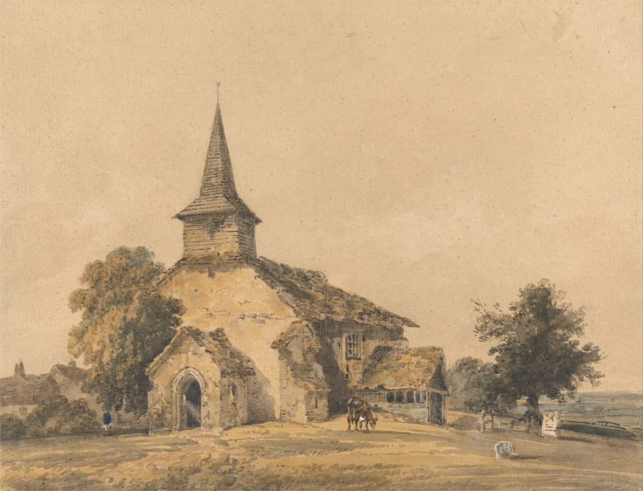 Şapel Kilisesi, Surrey by Thomas Girtin