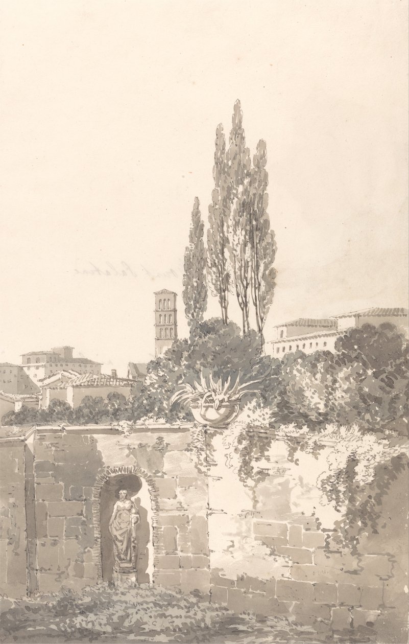 Farnese Bahçeleri, Roma by Thomas Girtin
