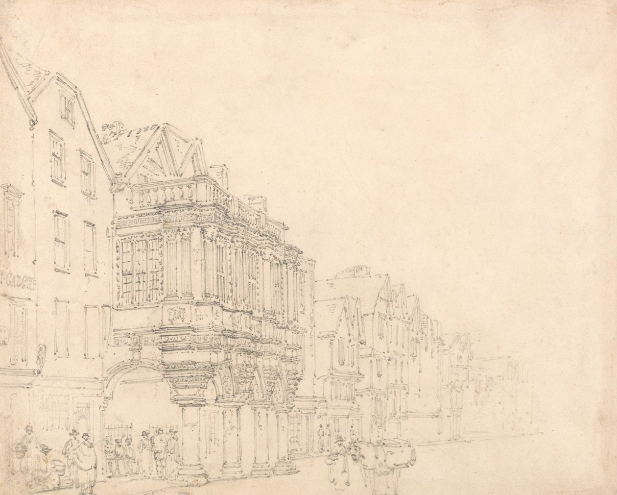 Guildhall, Exeter by Thomas Girtin
