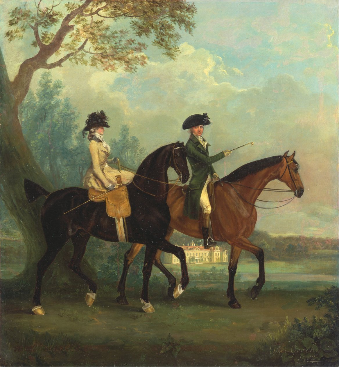 Marcia Pitt ve Kardeşi George Pitt, Daha Sonra 2. Baron Rivers, Stratfield Sa
