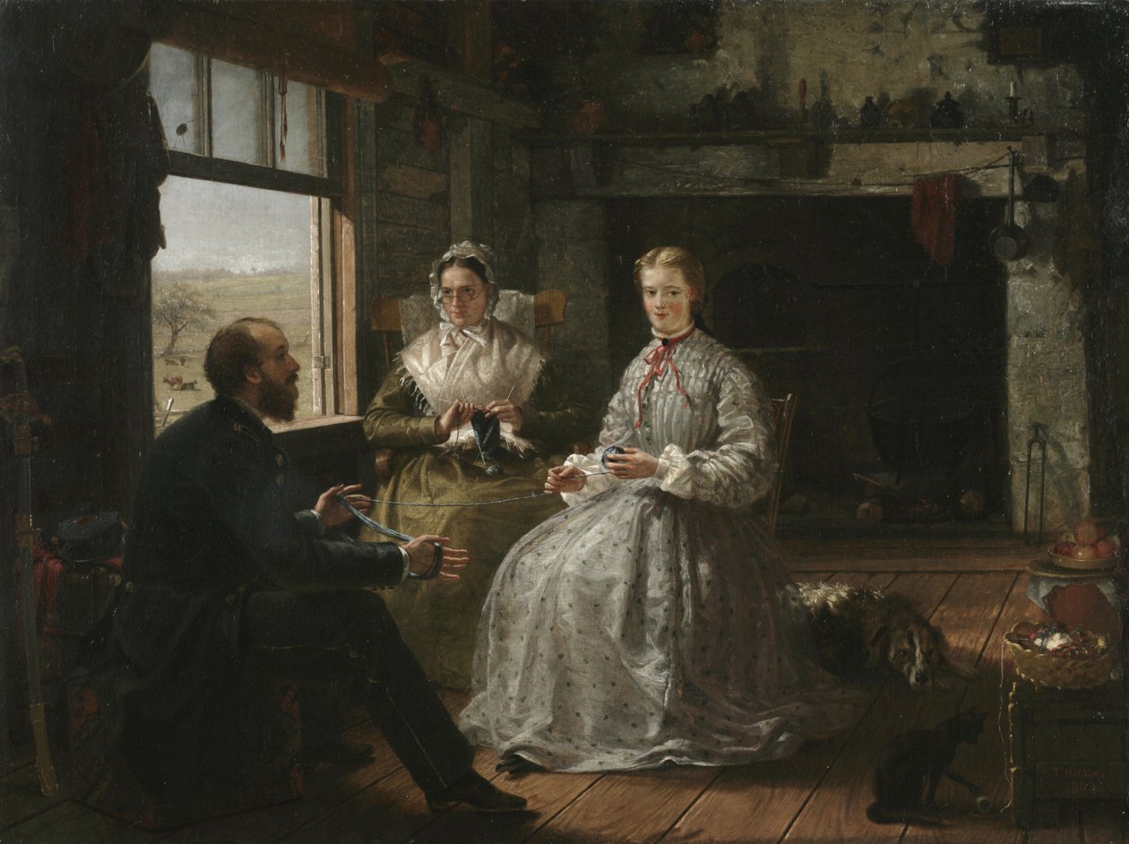 Ev Muhafızları, 1863 by Thomas Hicks