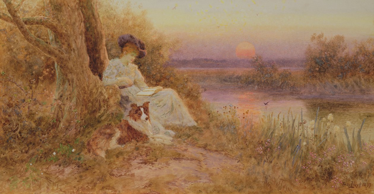 Gün batımında bir kitap by Thomas James Lloyd