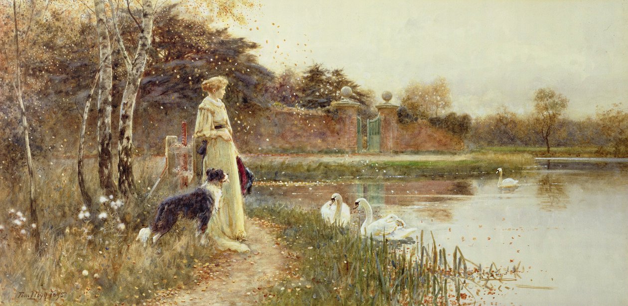 Sonbahar Yaprakları, 1895 by Thomas James Lloyd