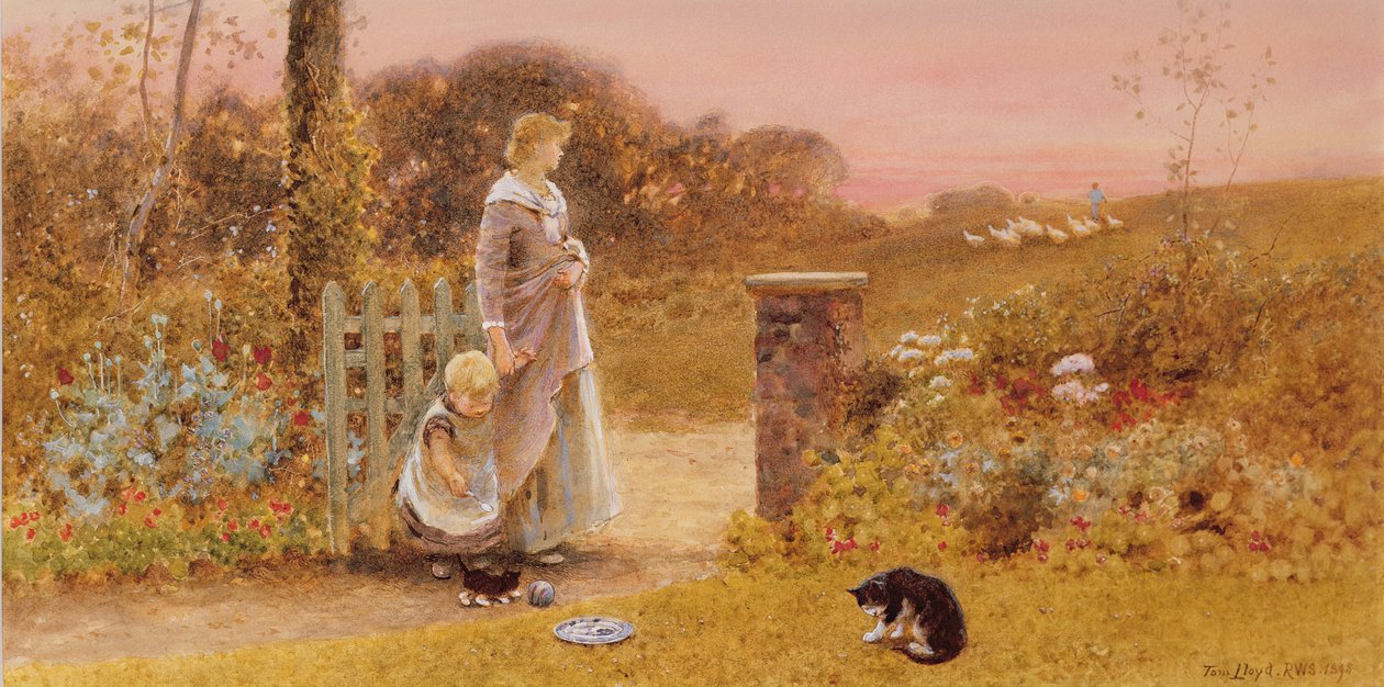 akşam, 1895 by Thomas James Lloyd