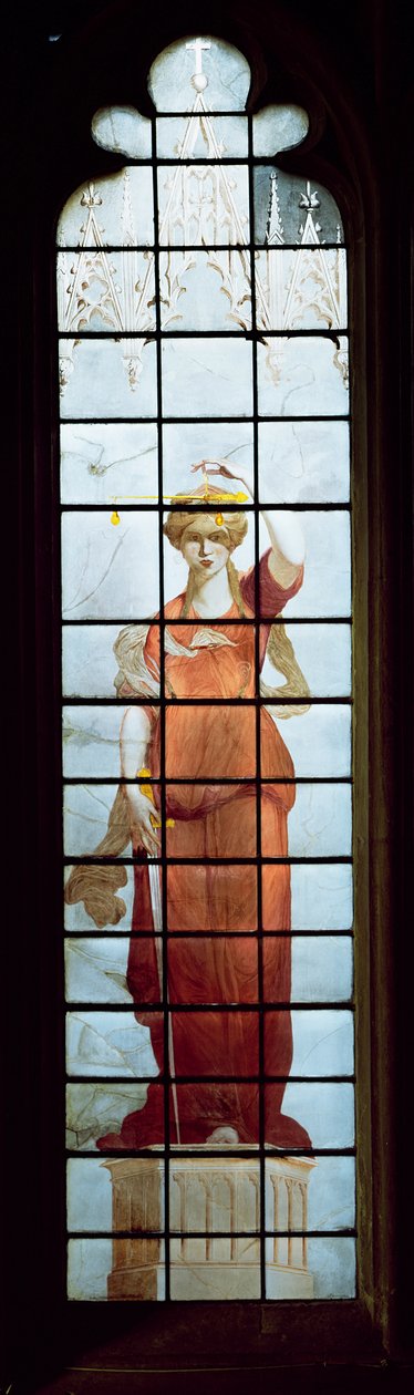 Justice (stained glass) by Thomas Jervais