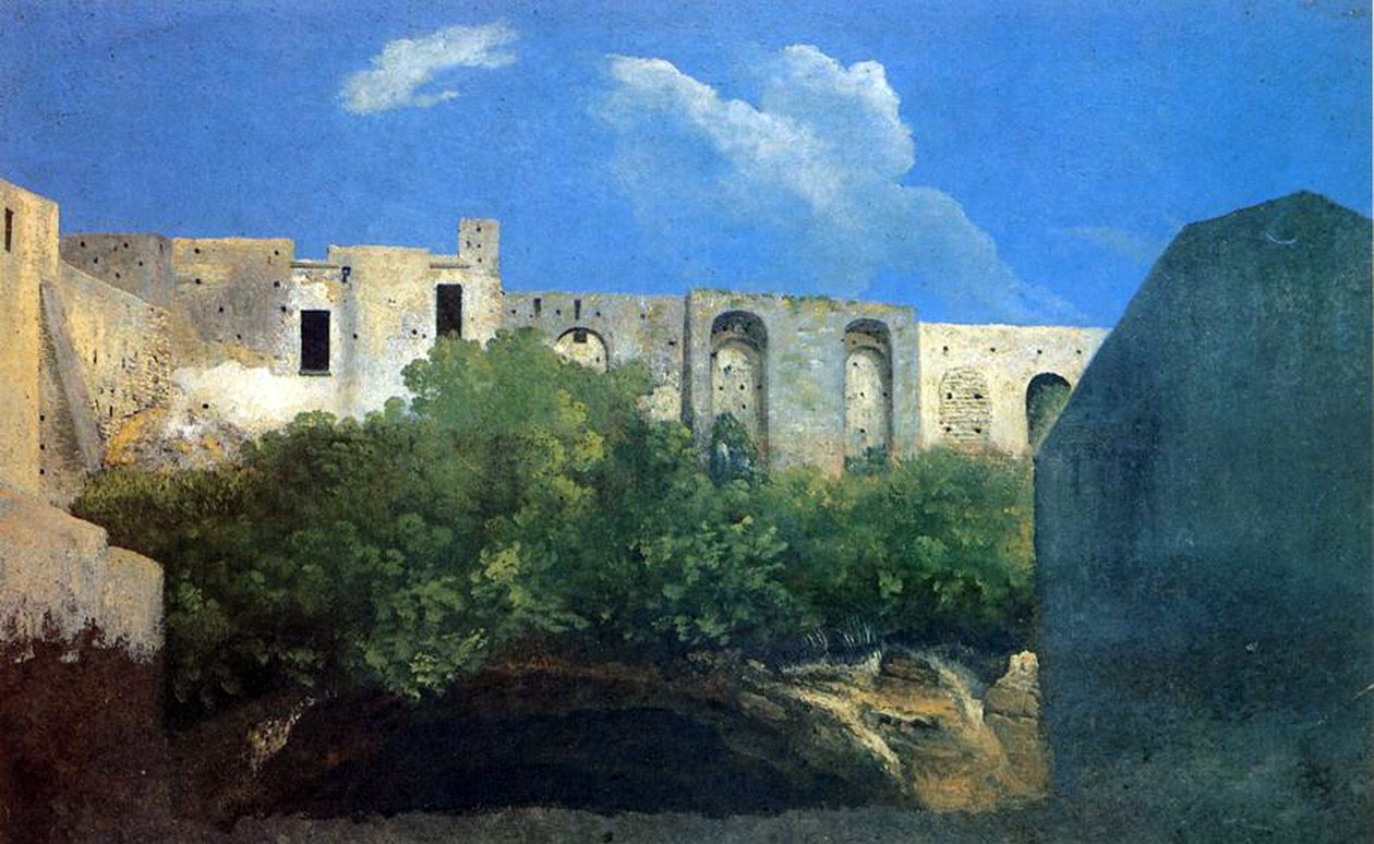 Napoli yakınlarındaki harap binalar, c.1782 by Thomas Jones