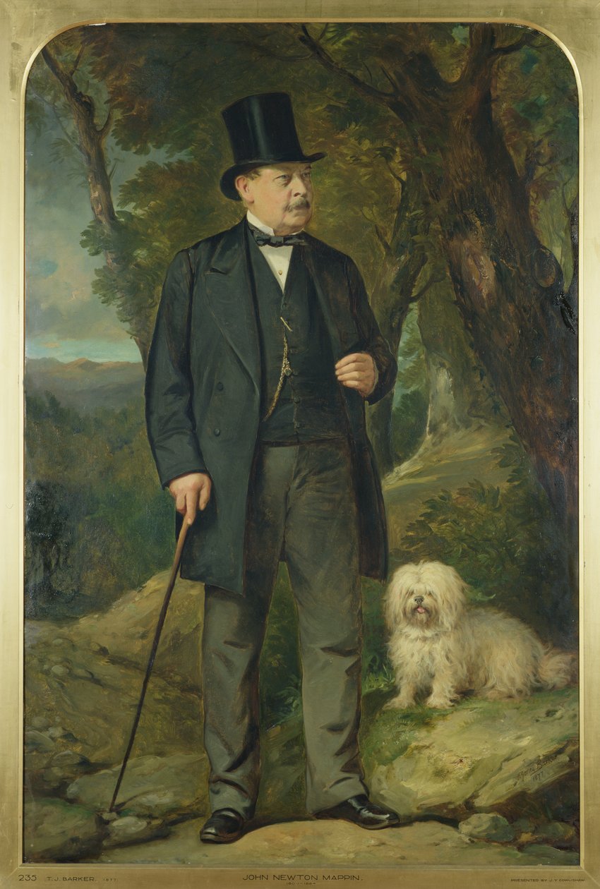 John Newton Mappin (1800-84), 1877  by Thomas Jones