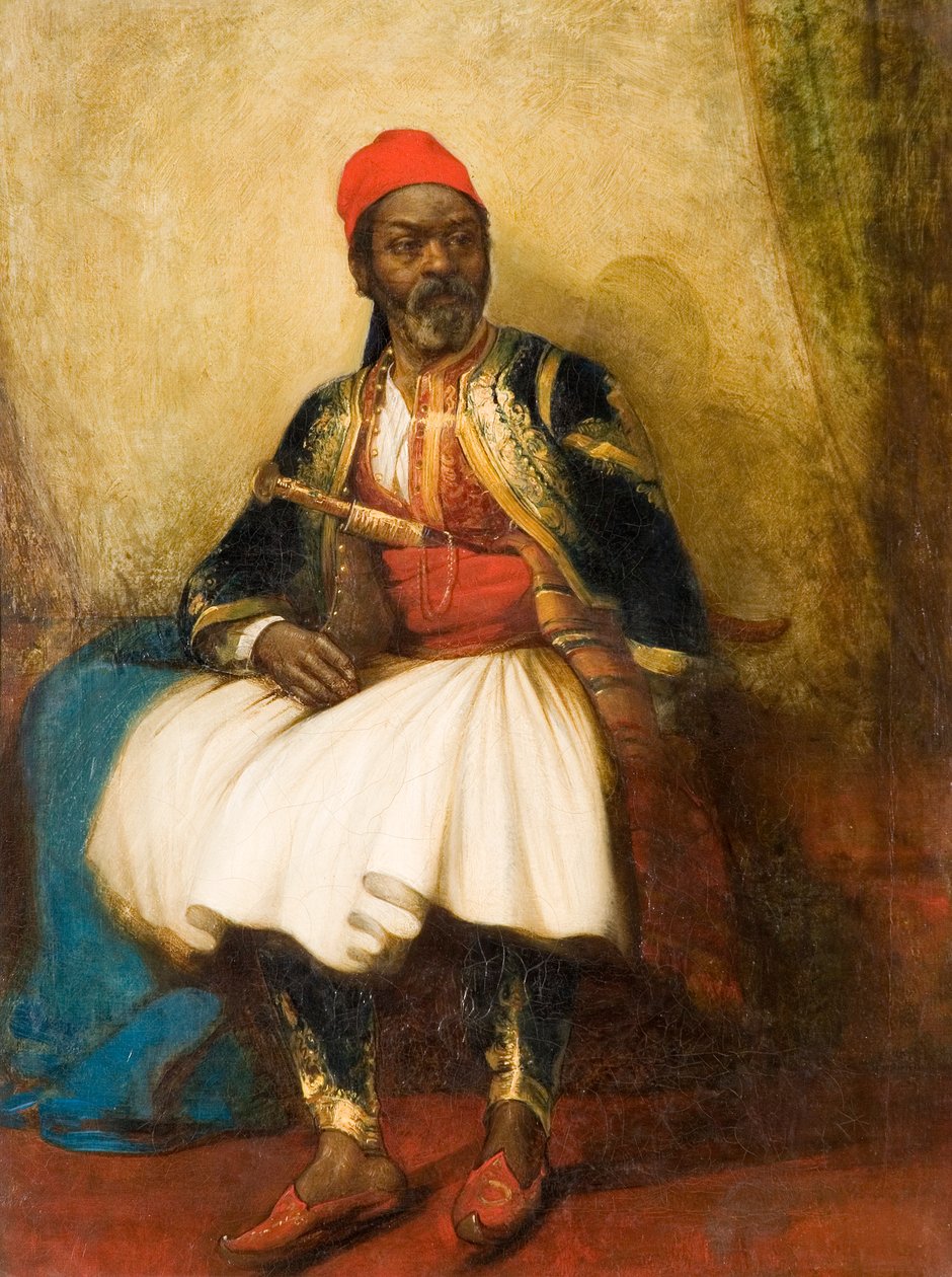 Ulusal Kostümlü Bir Moor Portresi by Thomas Kent Pelham