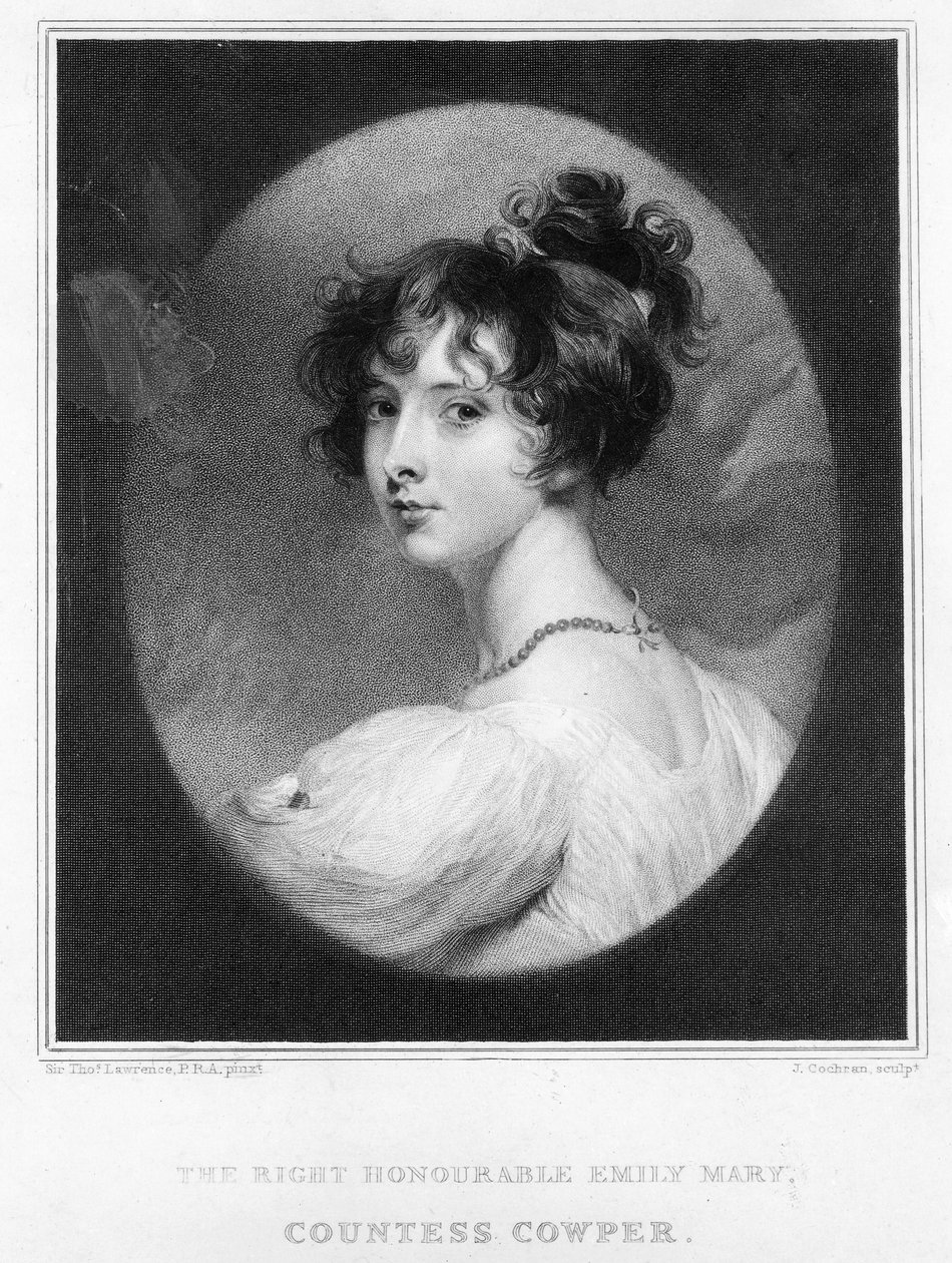 Emily Mary, Countess Cowper  by Thomas Lawrence