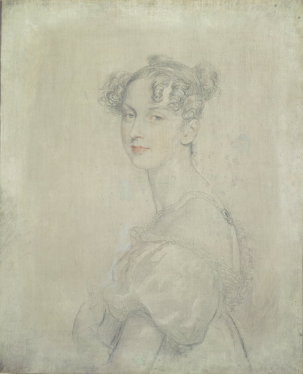 Prenses Darya Lieven (1785-1857), 1820-23 (kalem, kırmızı ve beyaz tebeşir) portresi by Thomas Lawrence